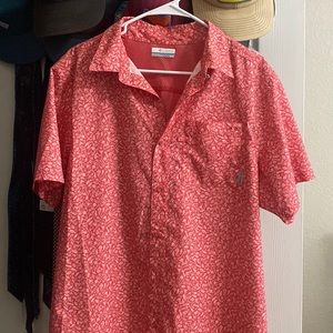 Columbia mens fishing shirt